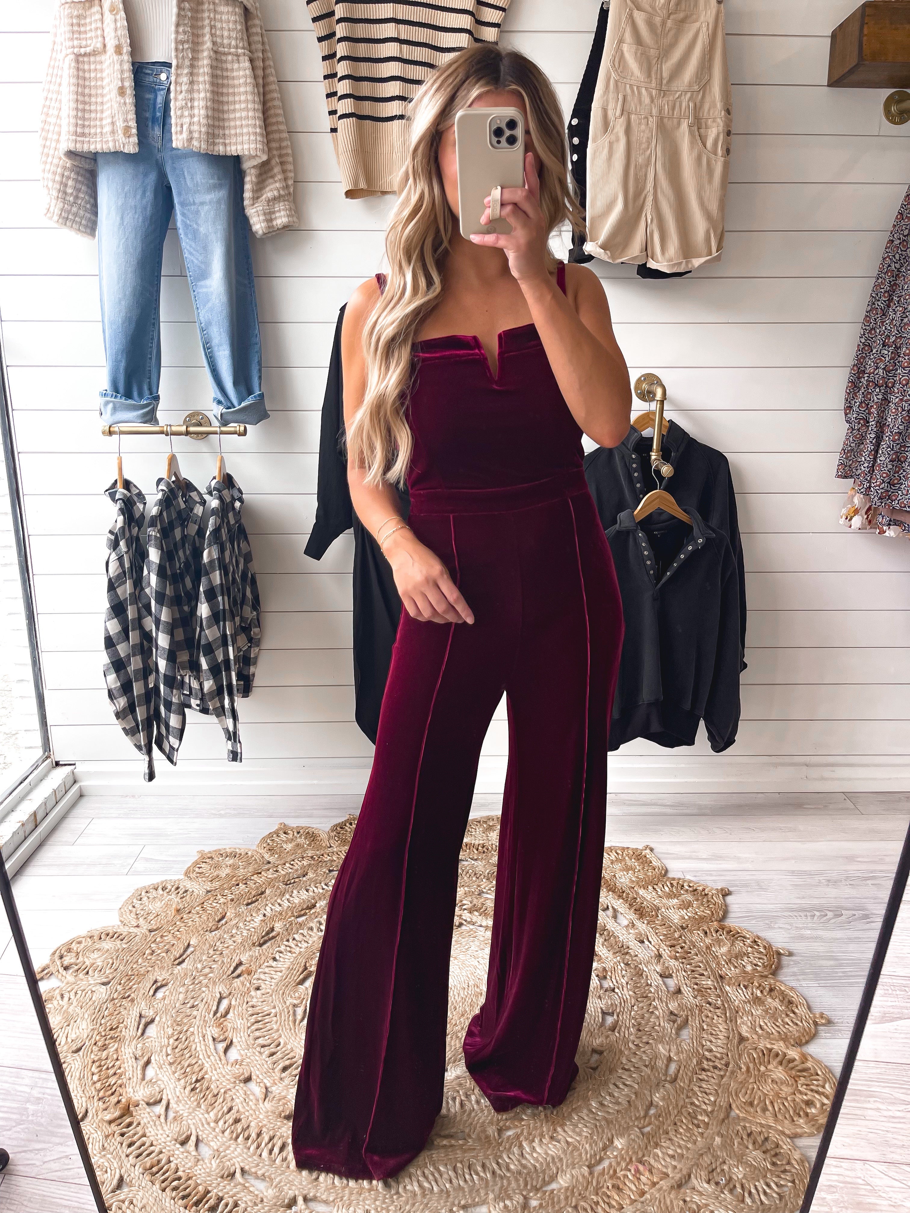 For The Lovers Jumper in Burgundy