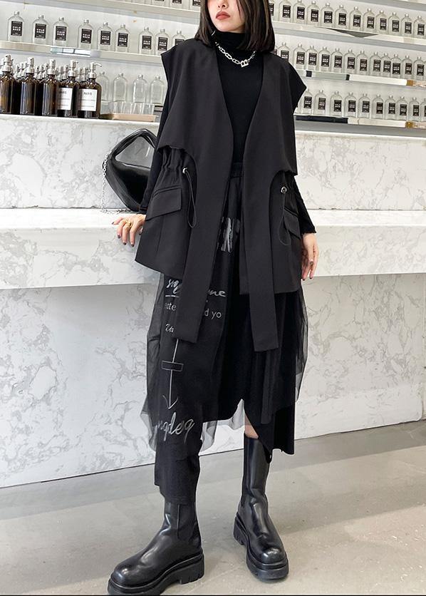 2021 Black Fashion Close Waist Versatile Cotton Jacket