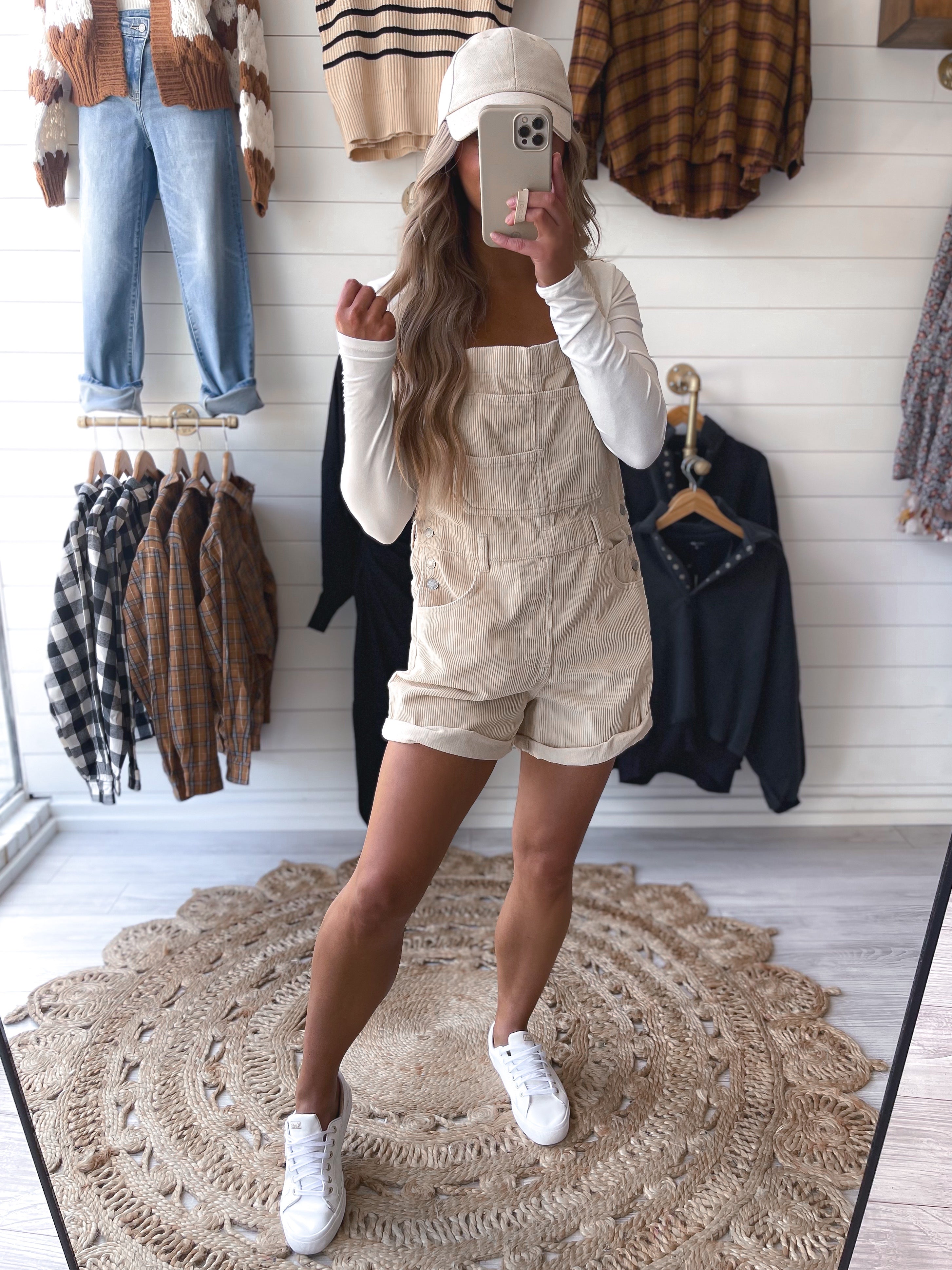 In Action Overalls in Oatmeal