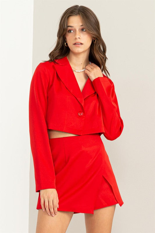 Make Your Mark Blazer in Red